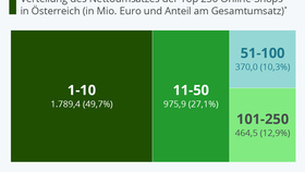 E-Commerce-Markt Österreich - Marktkonzentration