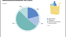 Infografik EHI-Studie Marketingmonitor Handel 2021-2024