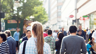 Passantenfrequenzen in deutschen Top-Shoppingmeilen 